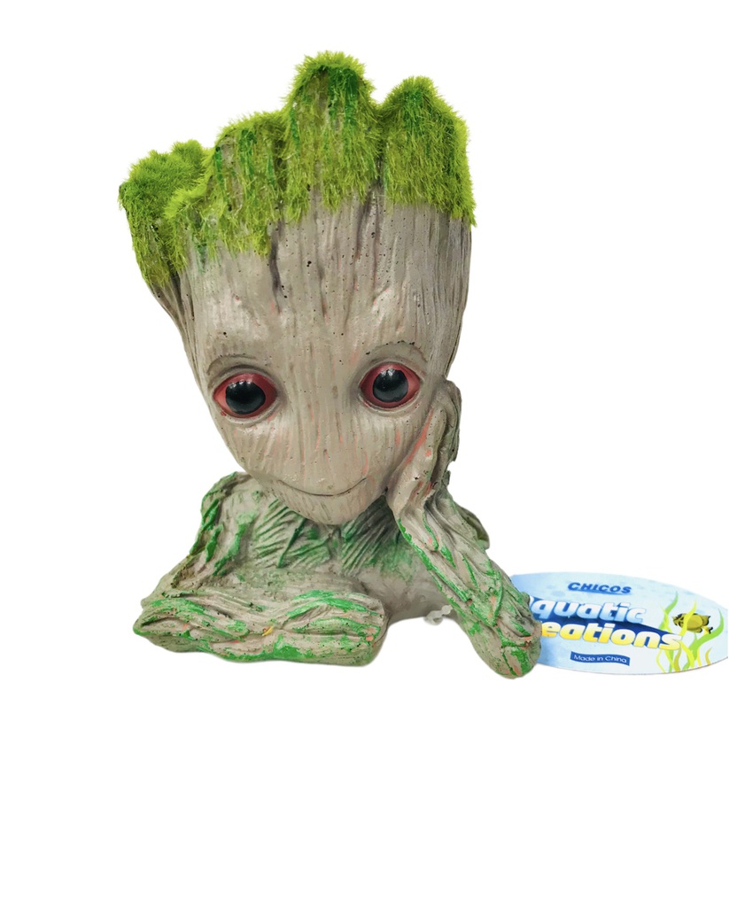 ADORNO ACUARIO RESINA BABY GROOT 5.5&quot;