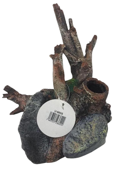 ADORNO RESINA P/PECERA 20X15X24 CM