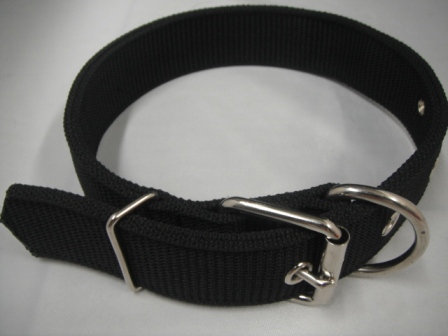 COLLAR HEBILLA 1 1/3&quot;X24 SENCILLO NEGRO