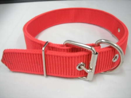 COLLAR HEBILLA 1 1/3&quot;X24 SENCILLO ROJO