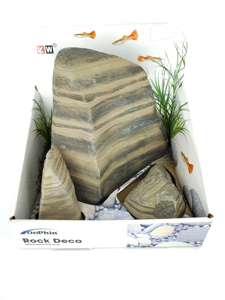 ADORNO ACUARIO RESINA ROCK DECO