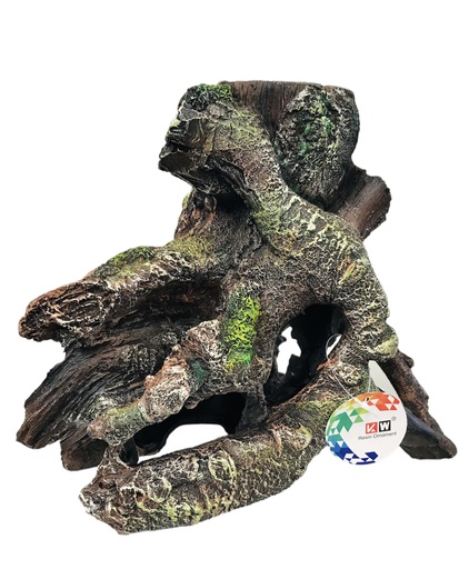 [U-657] ADORNO ACUARIO RESINA TRONCO LARGE 11&quot;