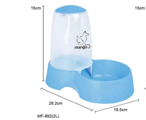 [MF-893A] BEBEDERO CON BASE 2LT AZUL MANGO