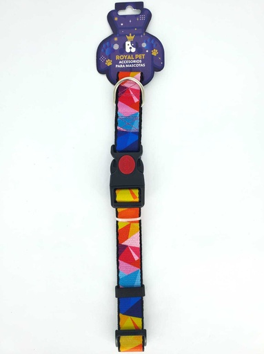 [23928] COLLAR NYLON AJUSTABLE M 3/4&quot;X11&quot;-16&quot; DIAMANTES