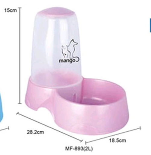 [MF-892R] COMEDERO CON BASE ROSADO MANGO
