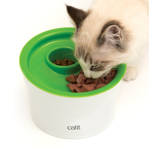 [43741] COMEDERO INTERACTIVO P/GATO 3/1