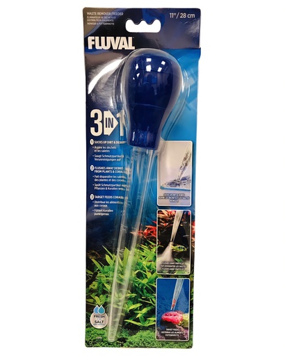 [11095] FLUVAL 3/1 ELIMINADOR DE DESECHO/ALIMENTADOR 11&quot;