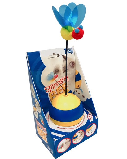 [43165] JUGUETE GATO SPINNING BEE
