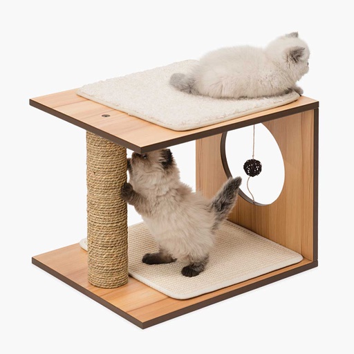 [52073] JUGUETE GATO VESPER STOOL 14.57&quot;X14.57&quot;X18.31&quot;