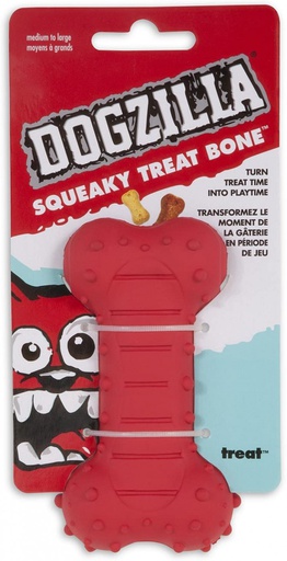 [52038] JUGUETE PERRO DOGZILLA SQUEAKY TREAT BONE LARGE