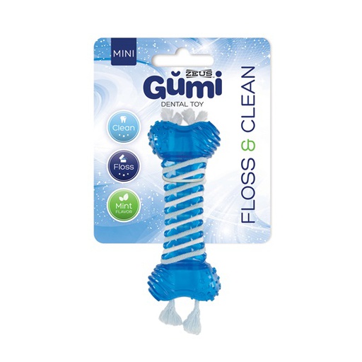 [72909] JUGUETE PERRO GUMI FLOSS MINI