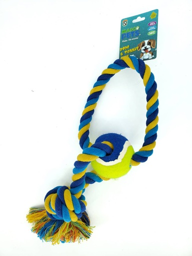 [10320] JUGUETE PERRO PELOTA C/SOGA
