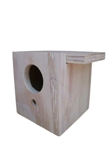 [NIDO-C8] NIDO AVE MADERA CUADRADO XSMALL 4''X4''X4''
