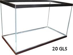 [20100] PECERA VIDRIO 20 GLS 24&quot;X12&quot;X16&quot;