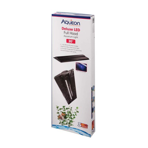 [211079] TAPA PECERA 30&quot;X13&quot; LED NEGRA