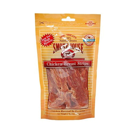 [25136] SNACK DESHIDRATADO P/PERRO CHIKEN BREAST STRIPS 4OZ