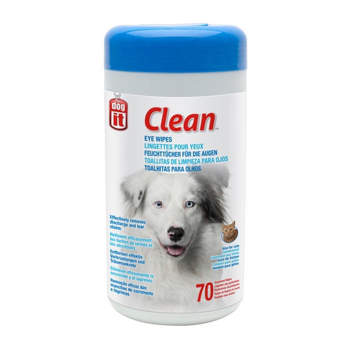 [70536] TOALLITAS DE LIMPIEZA PARA OJOS P/ PERROS Y GATOS 70 UDS.
