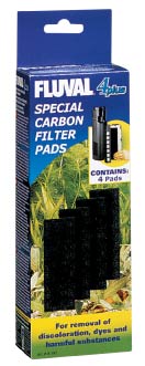 [A-197] XXREPUESTO FLUVAL 4PLUS PADS DE CARBON 4/1