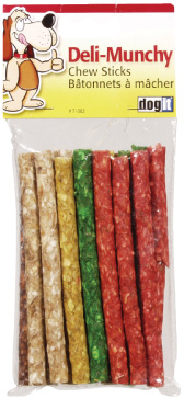 [71062] HUESO PERRO MUNCHY PALITOS COLORES 5&quot; 20/1