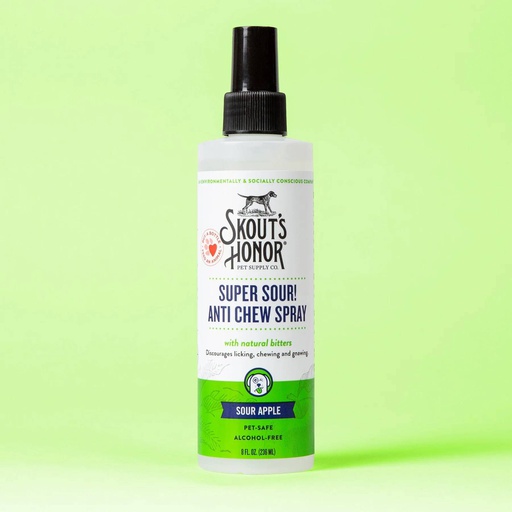 [SH-0297] PRODUCTO PERRO SUPER SOUR ANTI CHEW SPRAY 8OZ