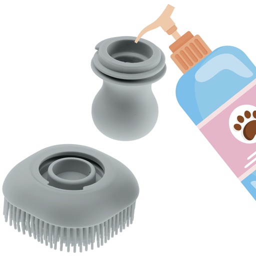 [10537] CEPILLO PERRO DISPENSADOR SHAMPOO