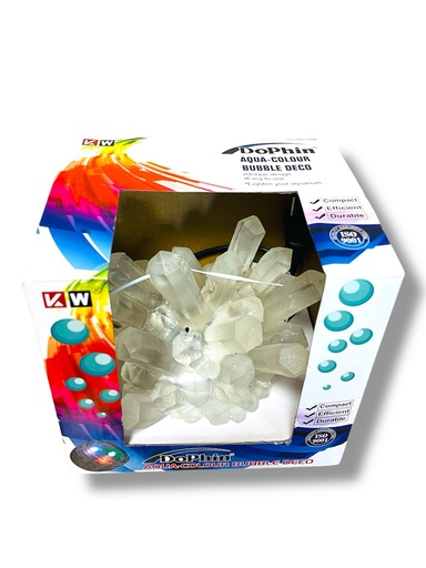 [U-817] ADORNO ACUARIO CRISTAL DIFUSOR LED