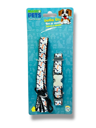 [10294] PASEADOR Y COLLAR AJUSTABLE SMALL/MEDIUM